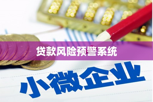 萍乡贷款风险预警系统