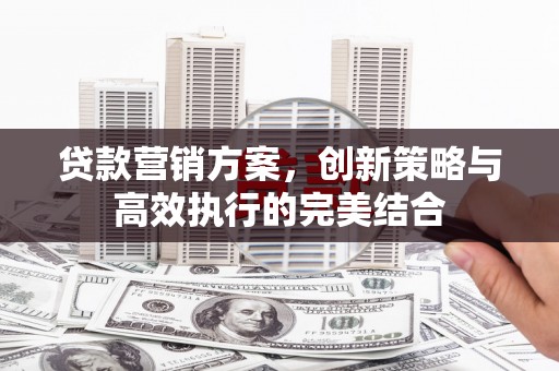崇州贷款营销方案，创新策略与高效执行的完美结合
