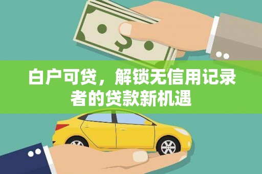 宾阳白户可贷，解锁无信用记录者的贷款新机遇