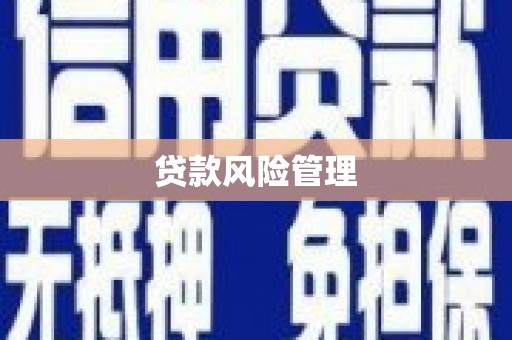 新乐贷款风险管理