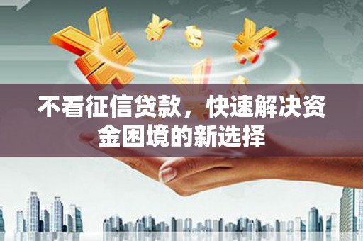 岷县不看征信贷款，快速解决资金困境的新选择