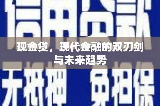 津南现金贷，现代金融的双刃剑与未来趋势