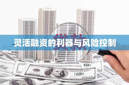 安仁灵活融资的利器与风险控制