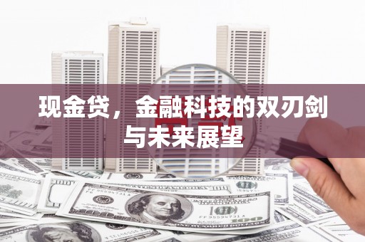 北区现金贷，金融科技的双刃剑与未来展望