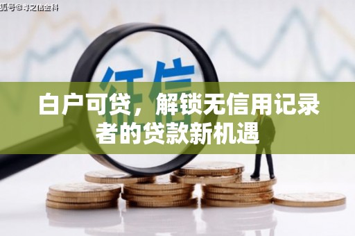 垣曲白户可贷，解锁无信用记录者的贷款新机遇
