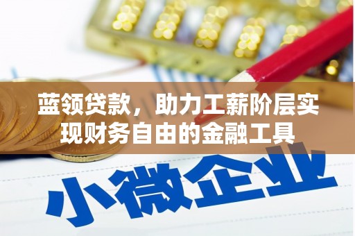 和田市蓝领贷款，助力工薪阶层实现财务自由的金融工具