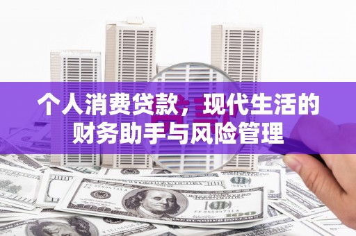 孝南个人消费贷款，现代生活的财务助手与风险管理